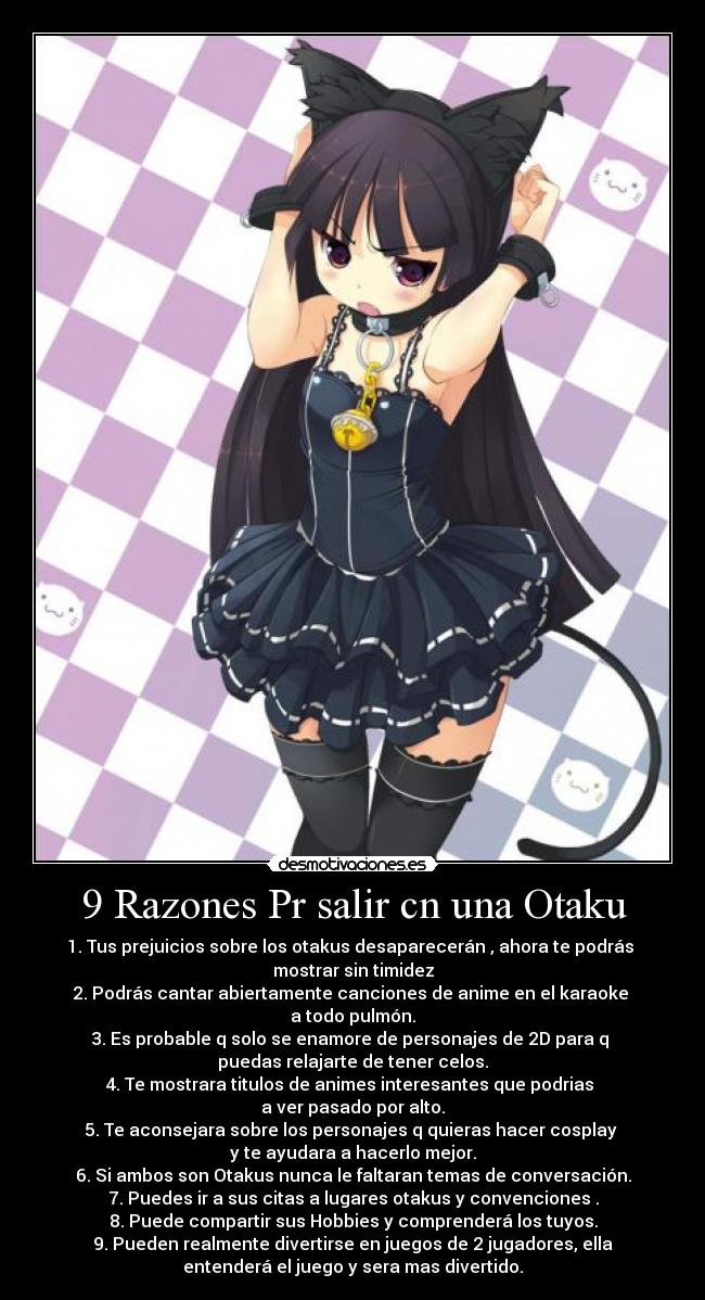 9 Razones Pr salir cn una Otaku - 