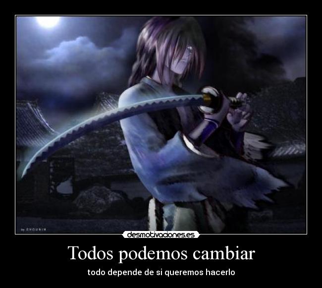 carteles raptorhunters harukaze anime samurai rurouni kenshin porque cambio desmotivaciones