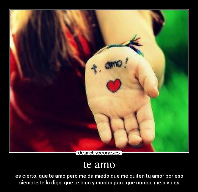te amo - 