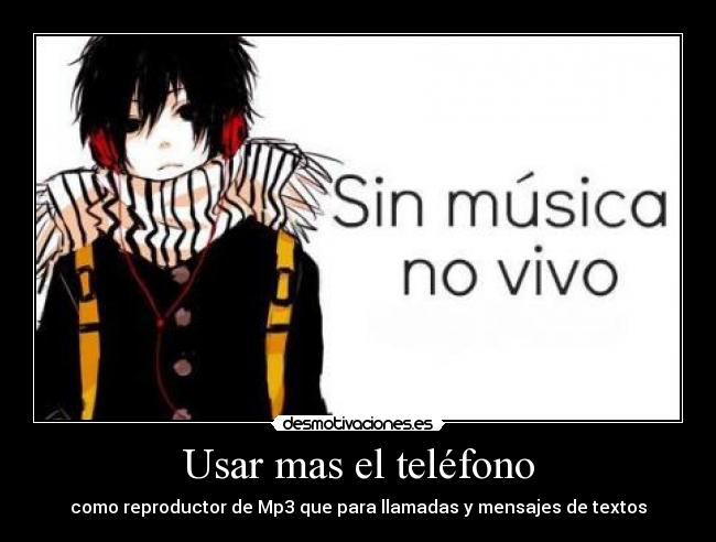 Usar mas el teléfono - 