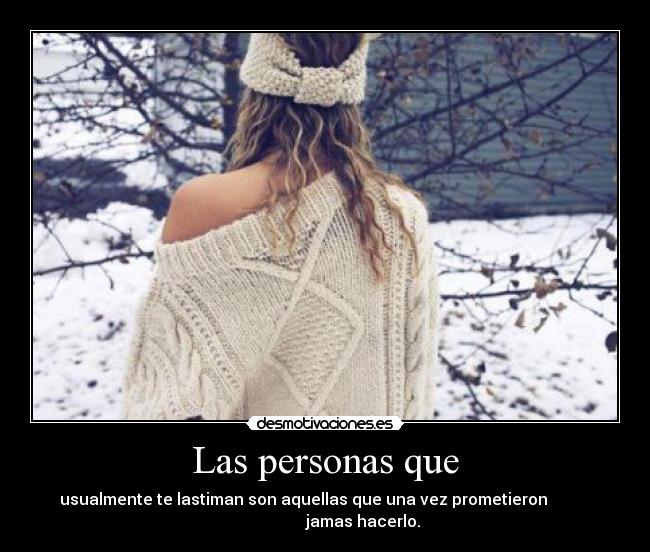 Las personas que - 