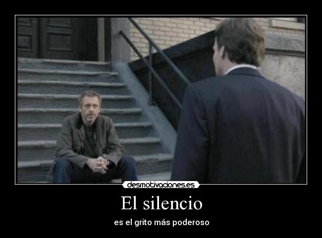 El silencio -