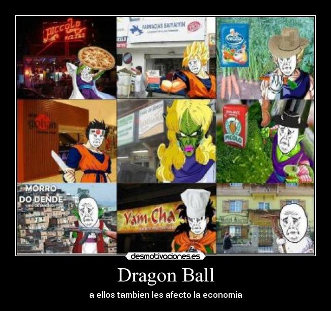 Dragon Ball - a ellos tambien les afecto la economia