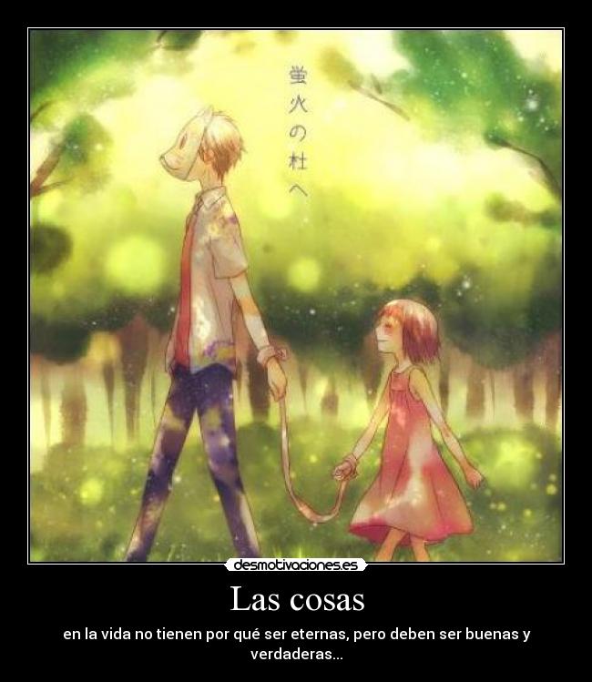 Las cosas -