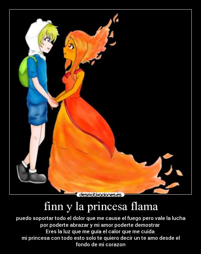 finn y la princesa flama - 