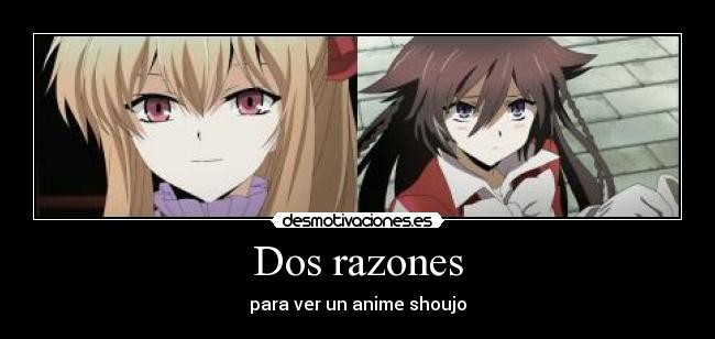 Dos razones - para ver un anime shoujo