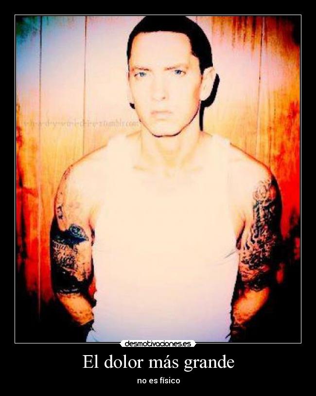 El dolor más grande - no es físico