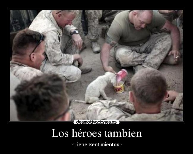 Los héroes tambien - -!Tiene Sentimientos!-