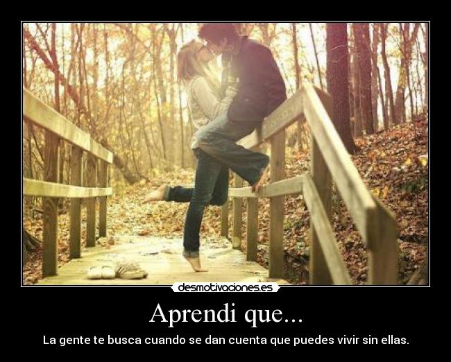 Aprendi que... - 