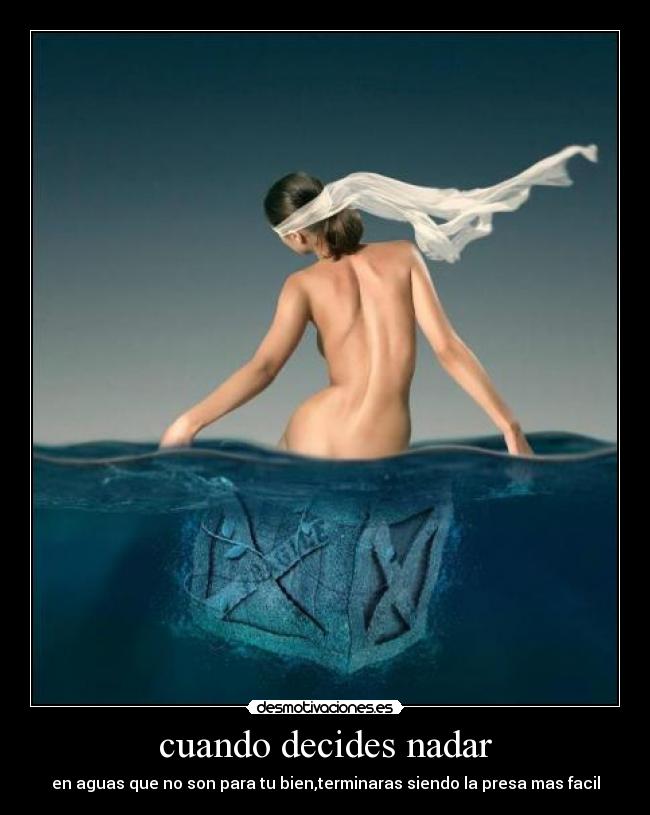 cuando decides nadar -
