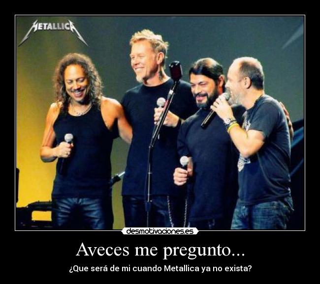 carteles metallica desmotivaciones