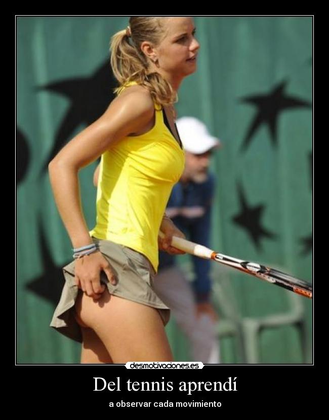 Del tennis aprendí - a observar cada movimiento