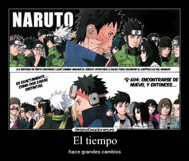 El tiempo - hace grandes cambios