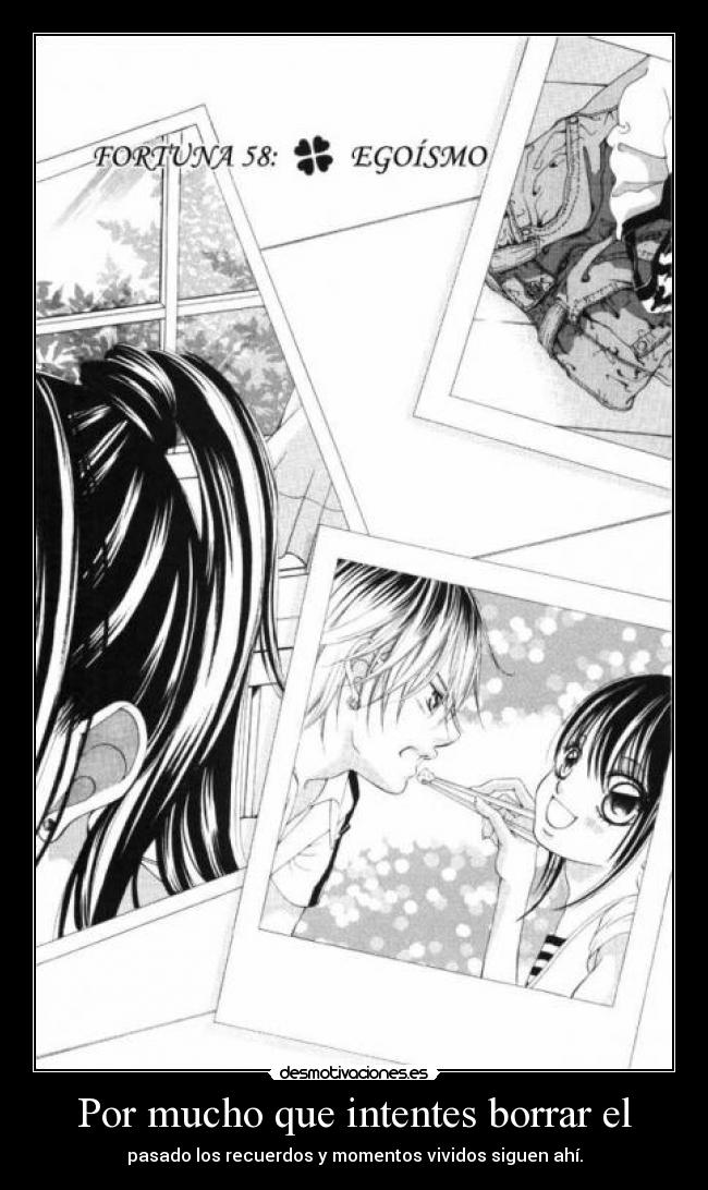 Por mucho que intentes borrar el -