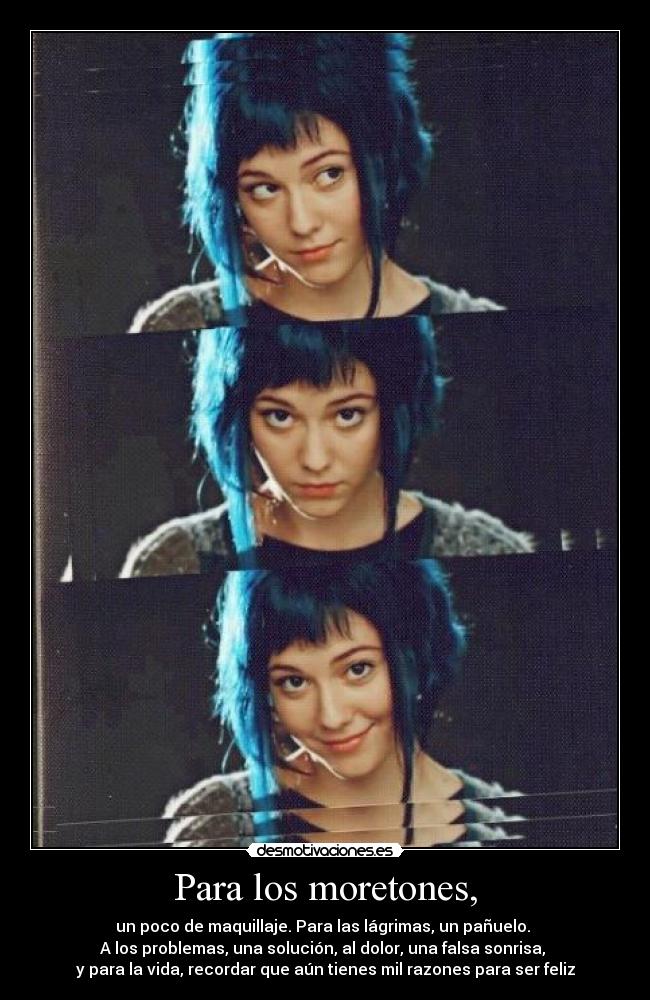 Para los moretones, - 