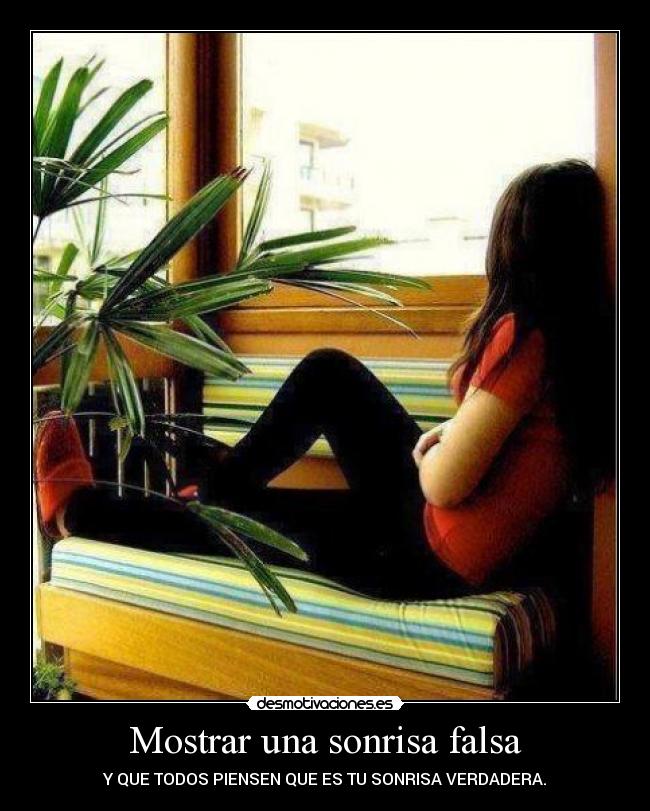 Mostrar una sonrisa falsa - 