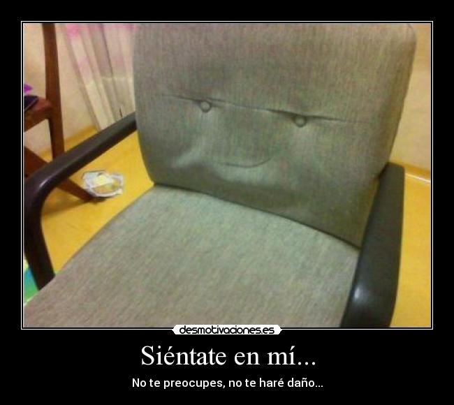 carteles jajaja joder con silla desmotivaciones