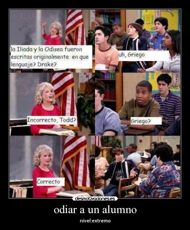 odiar a un alumno -