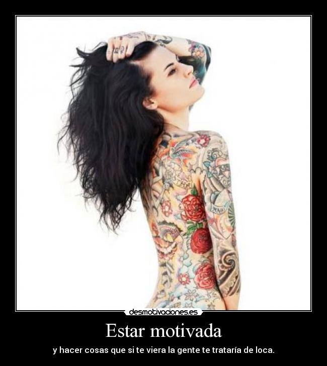 Estar motivada - 