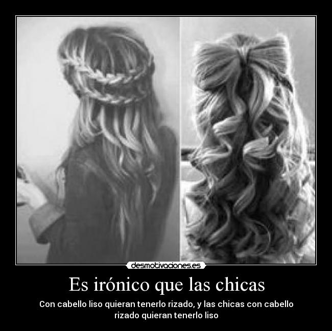 Es irónico que las chicas - 