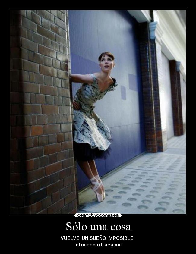 Sólo una cosa -