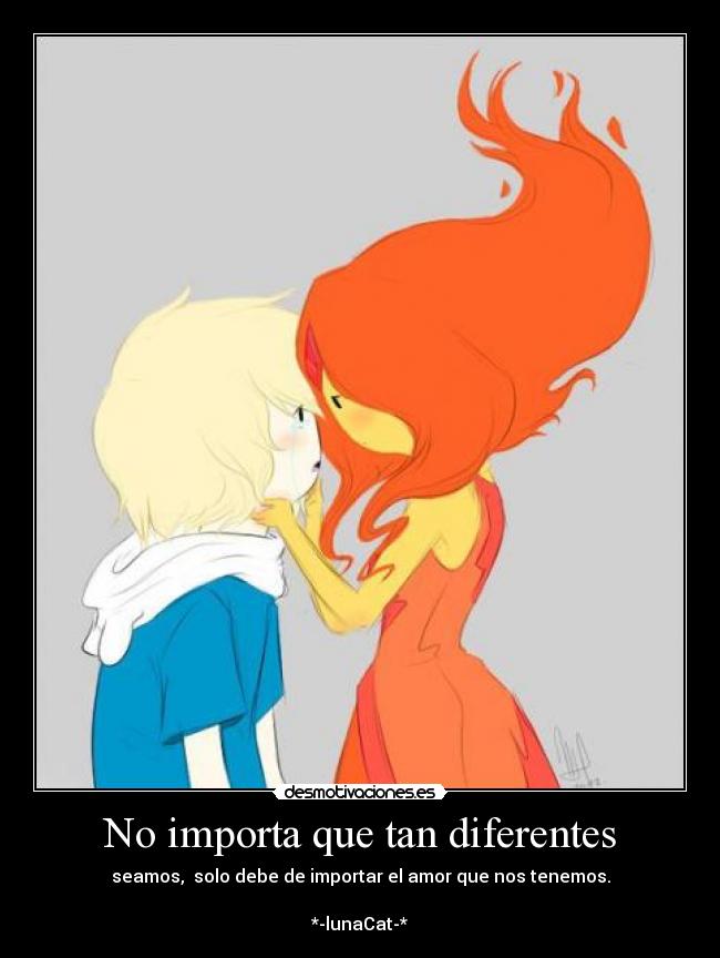 carteles adventure time princesa flama finn hora aventura amor desmotivaciones