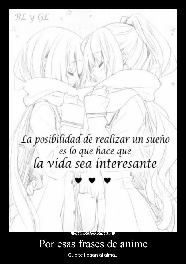 Por esas frases de anime -