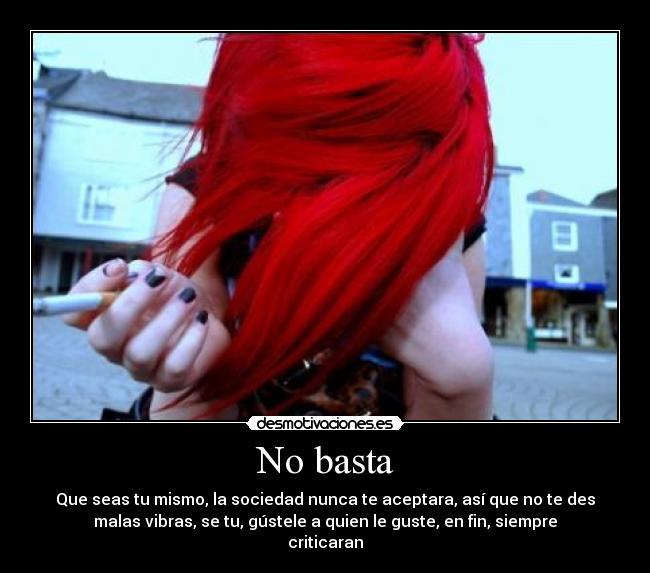 No basta -