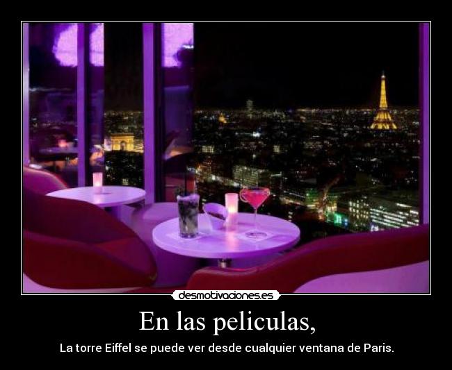 carteles las peliculas torre eiffel desmotivaciones