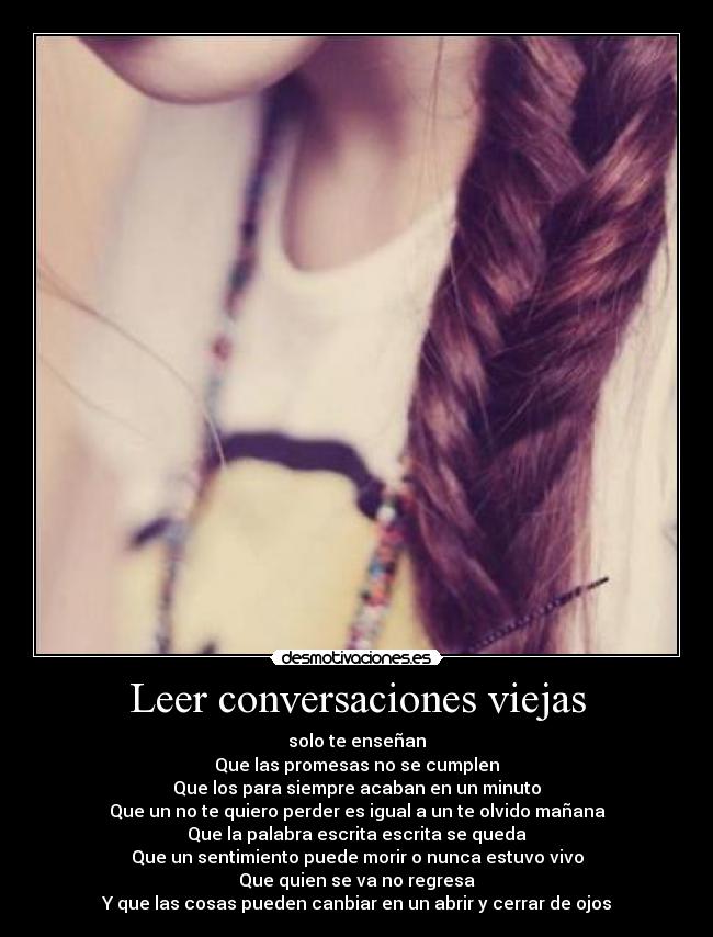 carteles conversaciones desmotivaciones