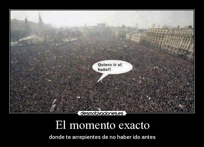 El momento exacto - 