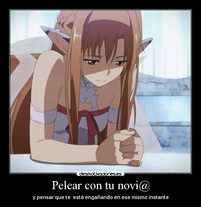 Pelear con tu novi@ - y pensar que te está engañando en ese mismo instante