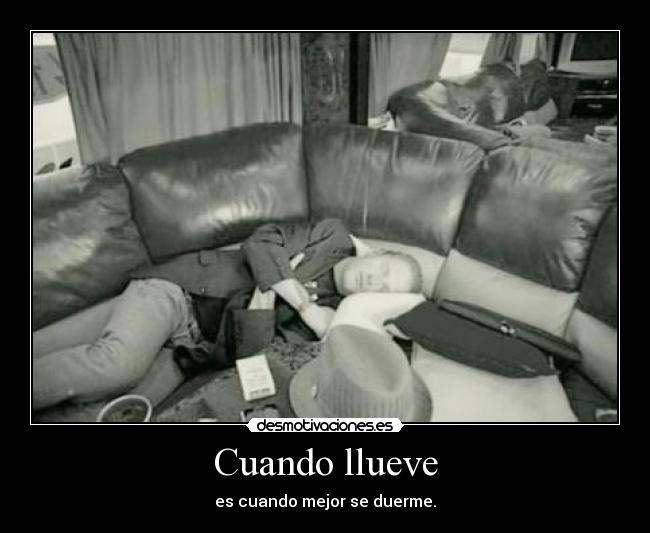 Cuando llueve -