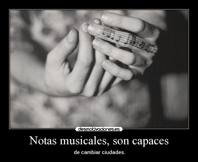 Notas musicales, son capaces - 