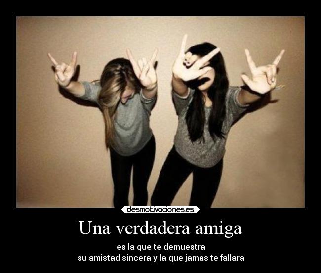 Una verdadera amiga -