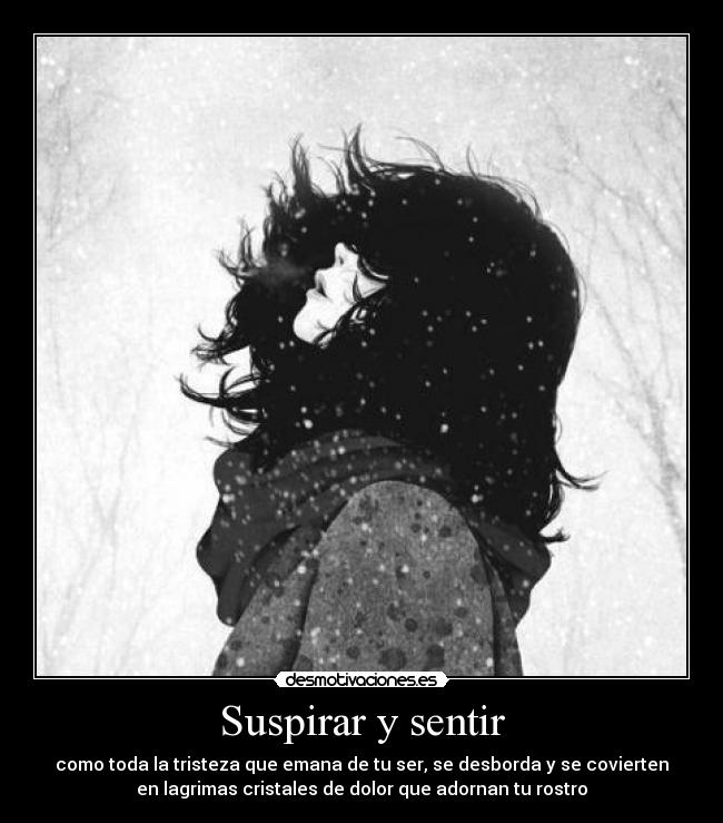Suspirar y sentir -