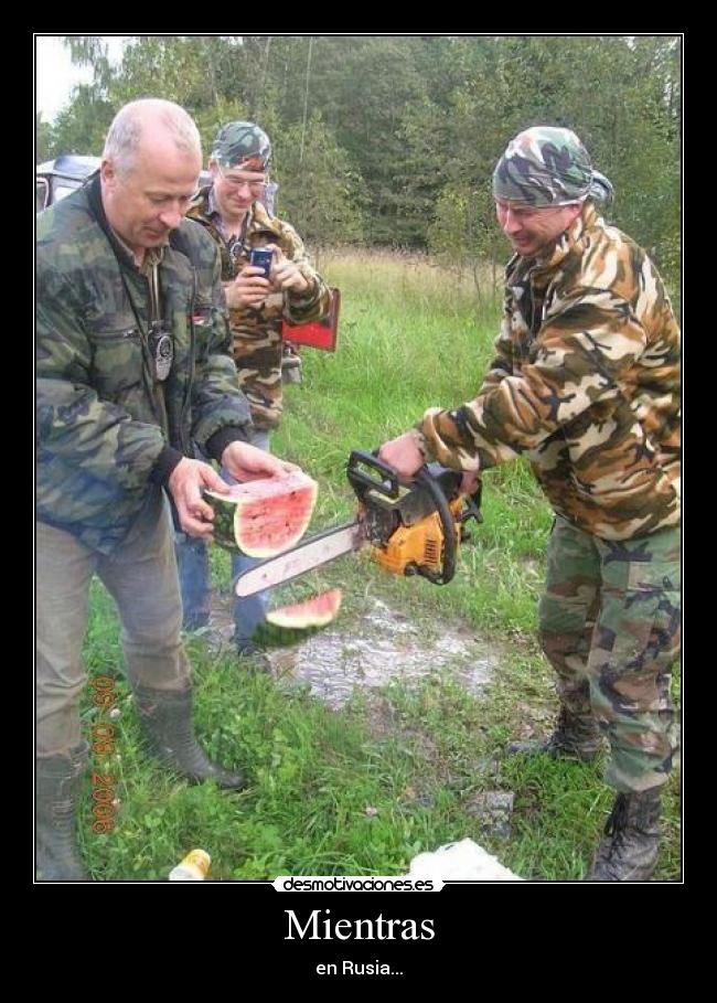 Mientras - en Rusia...