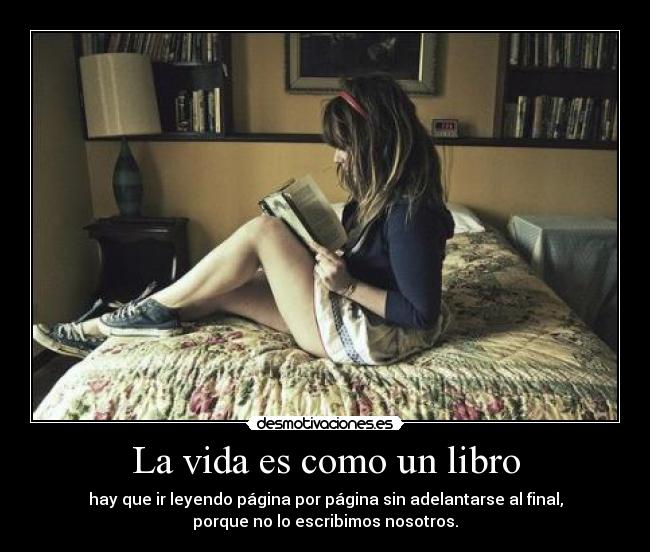 La vida es como un libro -