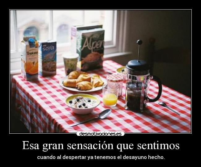 Esa gran sensación que sentimos - 