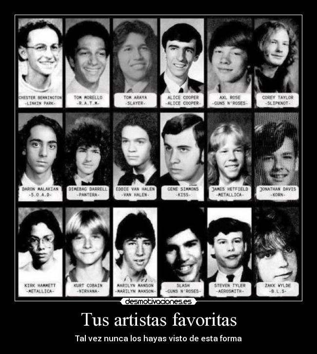 Tus artistas favoritas - 