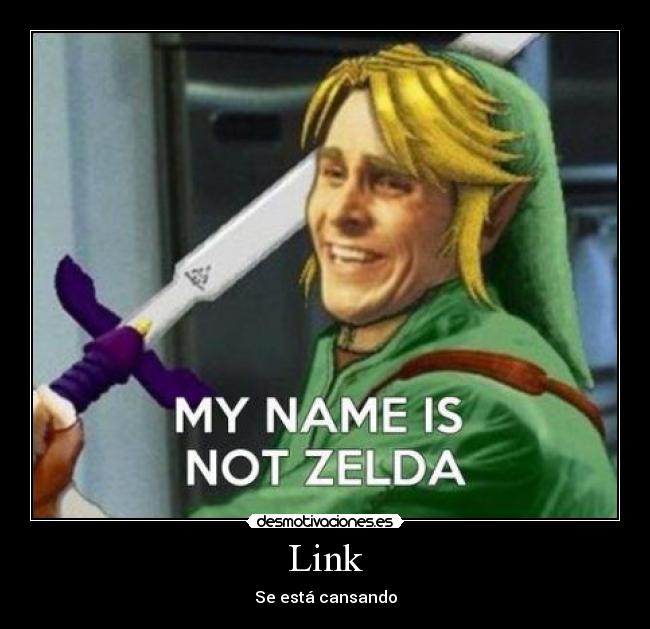 carteles link legend zelda juegos desmotivaciones