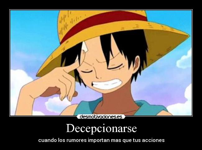 Decepcionarse -