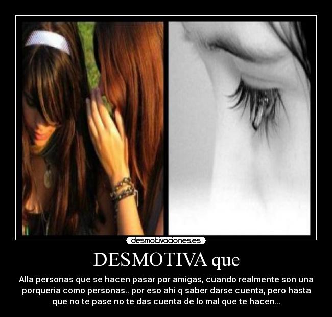 DESMOTIVA que - 