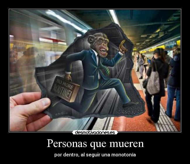 Personas que mueren -