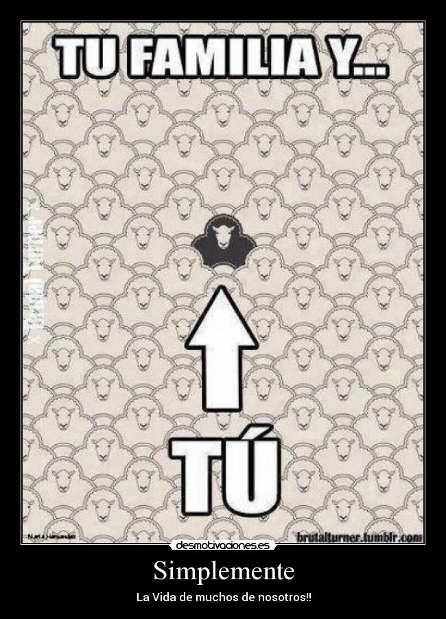 Simplemente - La Vida de muchos de nosotros!!