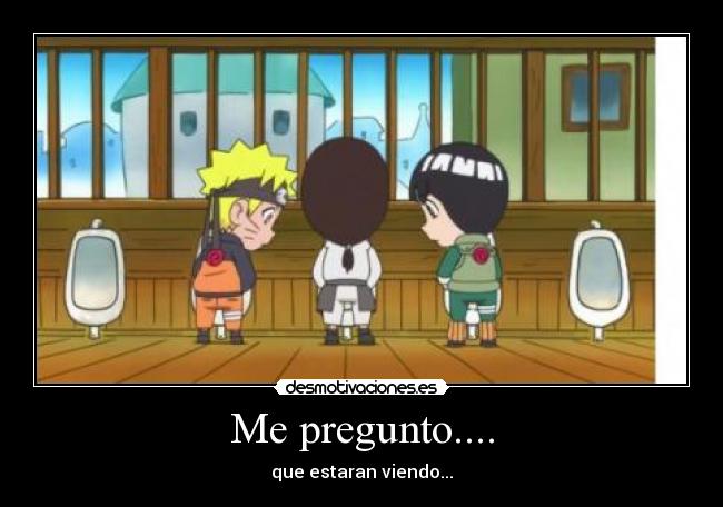 Me pregunto.... - que estaran viendo...