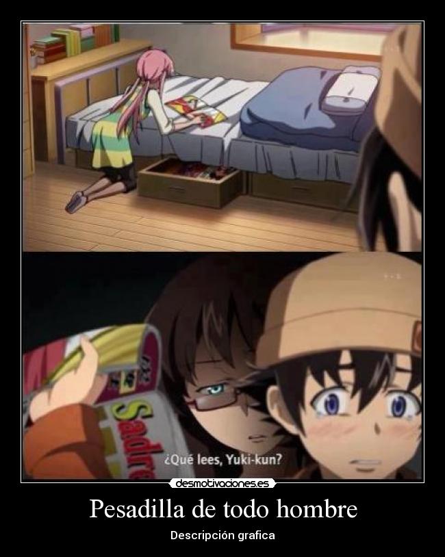 Pesadilla de todo hombre - Descripción grafica