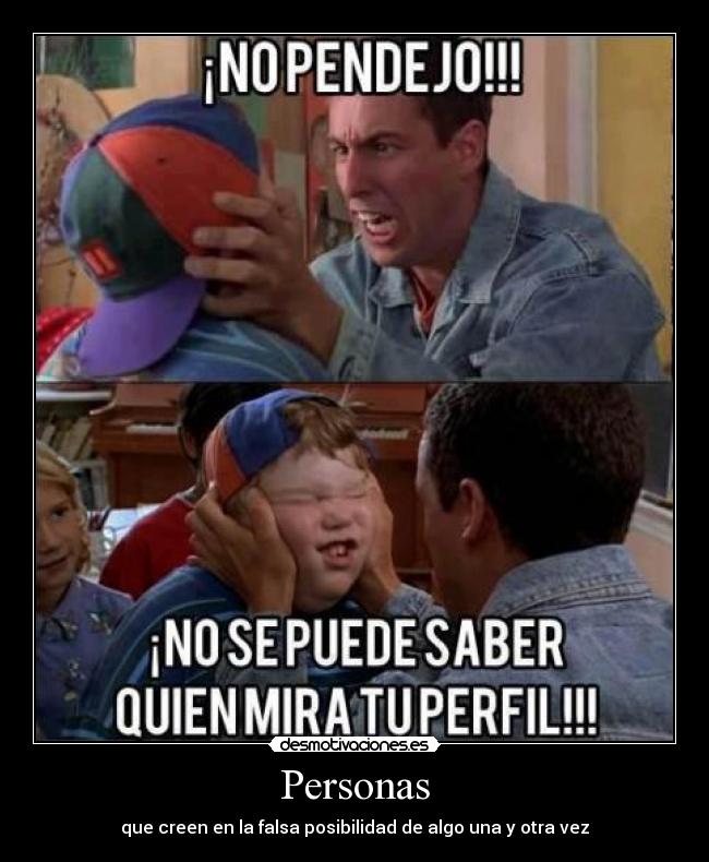 Personas - que creen en la falsa posibilidad de algo una y otra vez