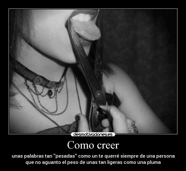 Como creer -