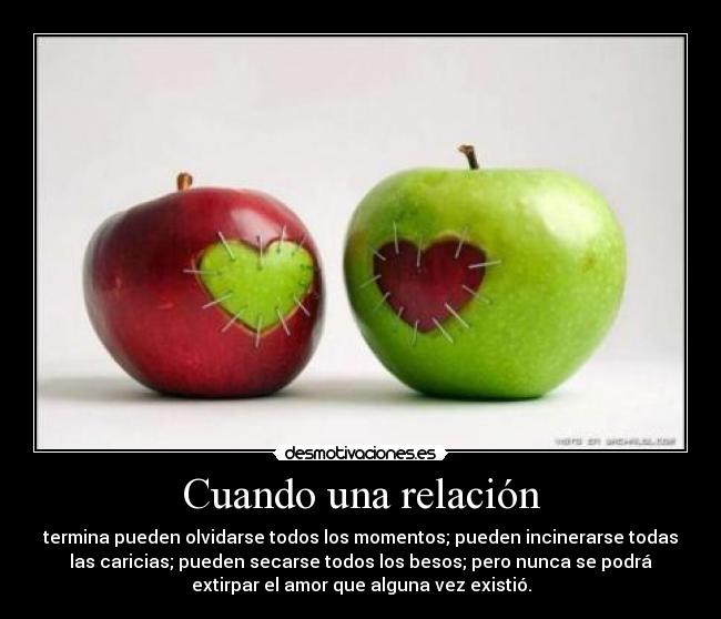 Cuando una relación -